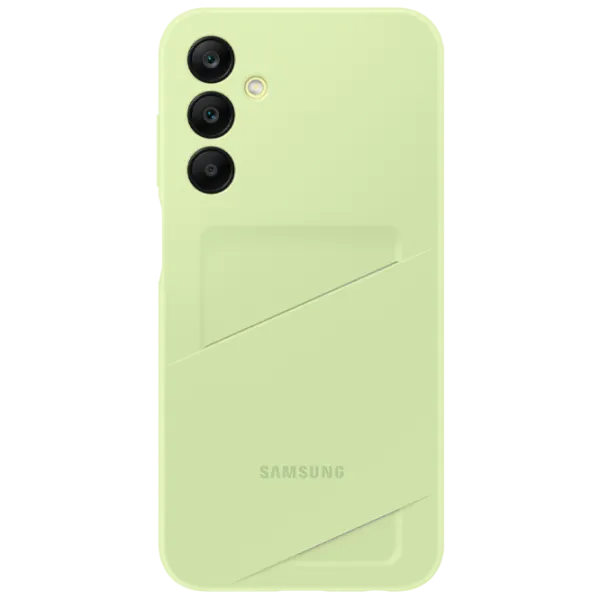 Husă pentru smartphone Samsung Galaxy A25 Samsung/ Card Slot/ TPU/ Lime Green photo 1