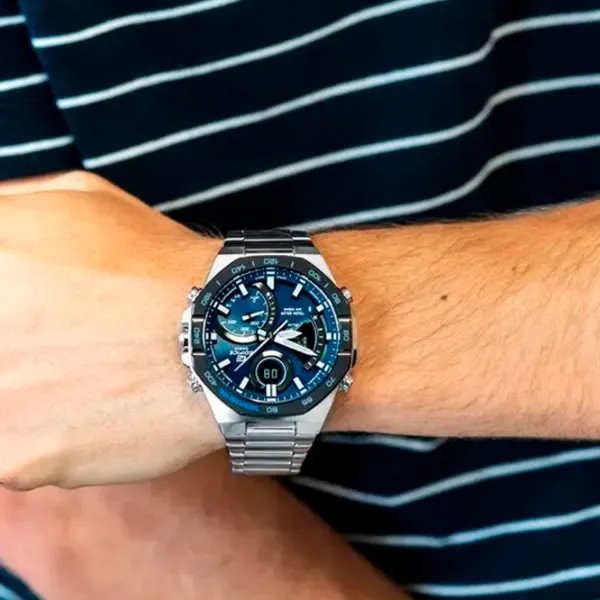 Наручные часы для мужчин Casio ECB-950DB-2AEF Кварцевый/ 48 мм photo 5