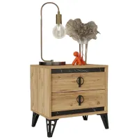 Noptiere Moda Life Avrupa 56 x 56 x 43/ PAL/ Sonoma Oak