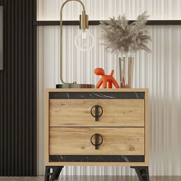 Noptiere Moda Life Avrupa 56 x 56 x 43/ PAL/ Sonoma Oak photo 2 Noptiere Moda Life Avrupa 56 x 56 x 43/ PAL/ Sonoma Oak photo 2