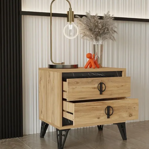 Noptiere Moda Life Avrupa 56 x 56 x 43/ PAL/ Sonoma Oak photo 3 Noptiere Moda Life Avrupa 56 x 56 x 43/ PAL/ Sonoma Oak photo 3