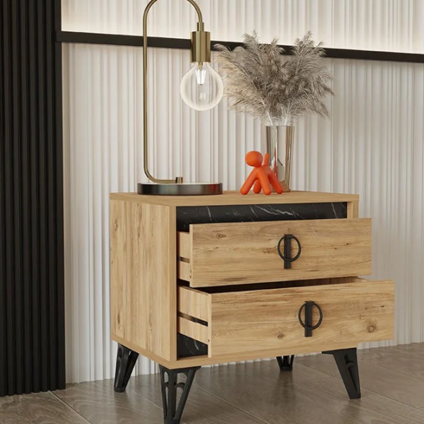 Noptiere Moda Life Avrupa 56 x 56 x 43/ PAL/ Sonoma Oak photo 3 Noptiere Moda Life Avrupa 56 x 56 x 43/ PAL/ Sonoma Oak photo 3