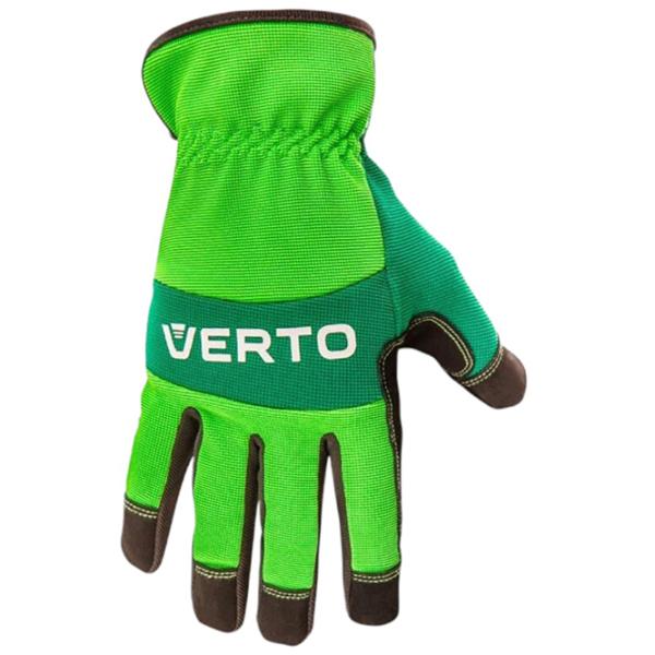 Защитные перчатки Verto Work gloves Textil/ Green photo 1