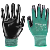 Mănuși de protecție Verto Work gloves Textil/ Green photo 3