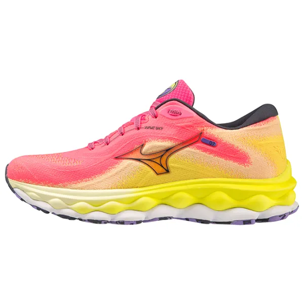 Кроссовки для женщин Mizuno Wave Sky 7 Весна/ Pink photo 2 Кроссовки для женщин Mizuno Wave Sky 7 Весна/ Pink photo 2