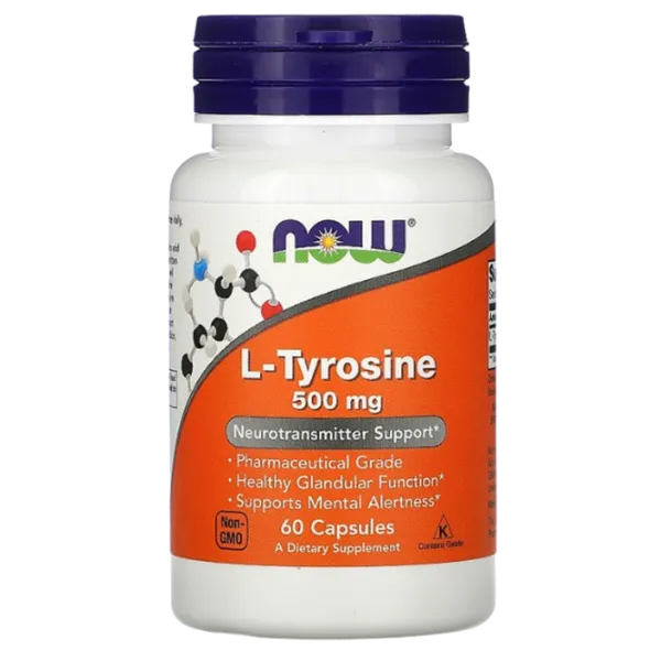 Aminoacizi Now Foods L-Tyrosine (733739001603) 6060 photo 1 Aminoacizi Now Foods L-Tyrosine (733739001603) 6060 photo 1