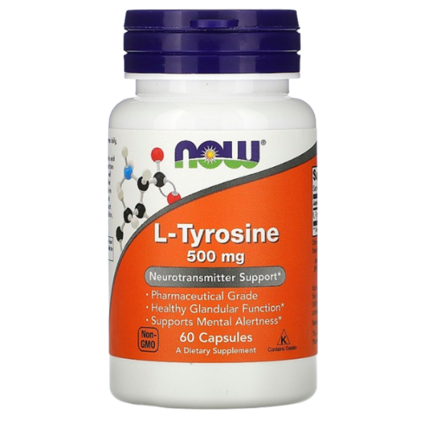 Aminoacizi Now Foods L-Tyrosine (733739001603) 6060 photo 1 Aminoacizi Now Foods L-Tyrosine (733739001603) 6060 photo 1