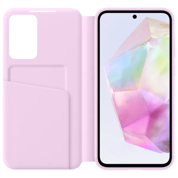 Husă pentru smartphone Samsung Galaxy A35 Samsung/ Smart View Wallet/ PC/ Violet Purple photo 3