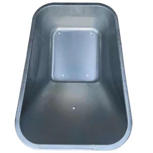 Container pentru roabă Clasică Technoworker VOR58607 120 l/ Silver photo 2