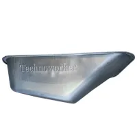 Container pentru roabă Clasică Technoworker VOR58607 120 l/ Silver photo 3