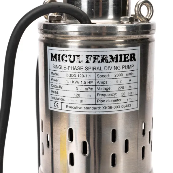 Погружной насос Micul Fermier GF-0705-S001-G02 1100 Вт 3600 л/ ч photo 3