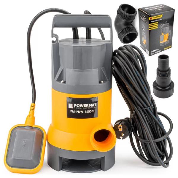 Pompa submersibilă Powermat PM-PDW-1600PT 1600 W 9500 l/h photo 3