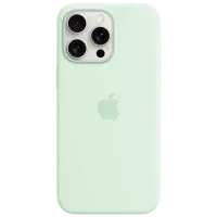 Husă pentru smartphone Apple iPhone 15 Pro Max Apple/ MagSafe Back/ TPU/ Mint Green photo 3