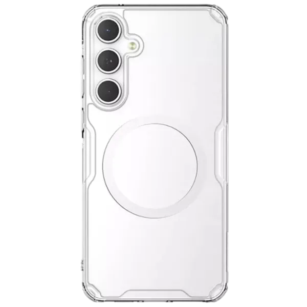 Чехол для смартфона Samsung Galaxy A55 Nillkin/ MagSafe Back/ PC/ Прозрачный White photo 1 Чехол для смартфона Samsung Galaxy A55 Nillkin/ MagSafe Back/ PC/ Прозрачный White photo 1