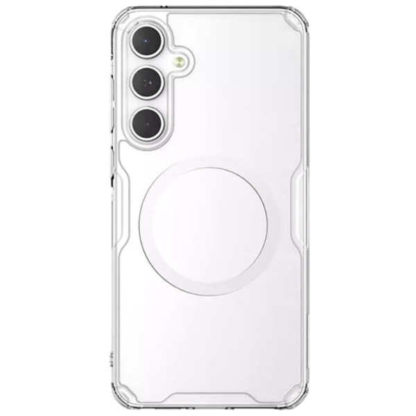 Чехол для смартфона Samsung Galaxy A55 Nillkin/ MagSafe Back/ PC/ Прозрачный White photo 1 Чехол для смартфона Samsung Galaxy A55 Nillkin/ MagSafe Back/ PC/ Прозрачный White photo 1