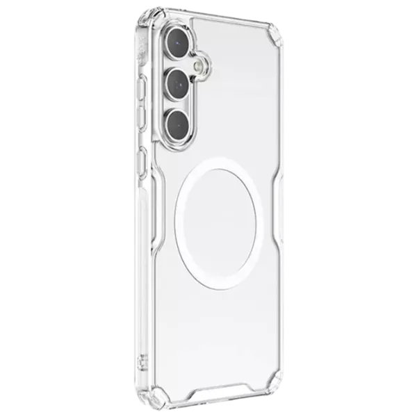 Чехол для смартфона Samsung Galaxy A55 Nillkin/ MagSafe Back/ PC/ Прозрачный White photo 3 Чехол для смартфона Samsung Galaxy A55 Nillkin/ MagSafe Back/ PC/ Прозрачный White photo 3