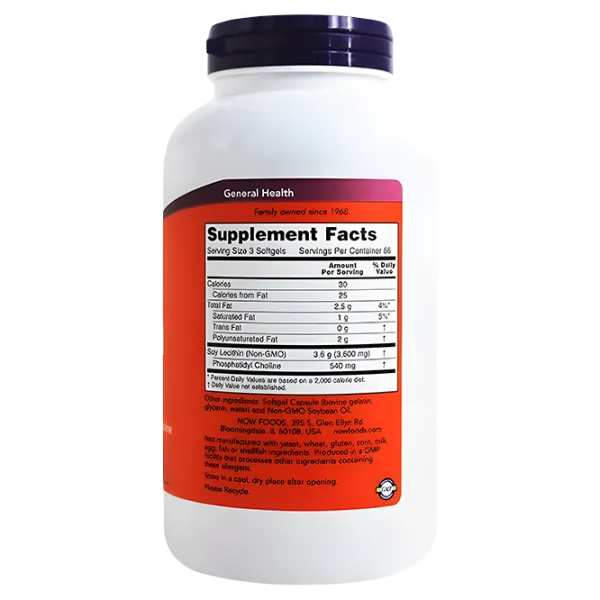 Aminoacizi Now Foods LECITHIN (733739022127) 1200 g photo 2 Aminoacizi Now Foods LECITHIN (733739022127) 1200 g photo 2
