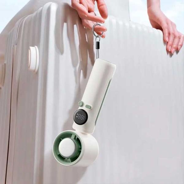 Ventilator Hendheld SS-026 12 W / Portabil / Gray photo 5