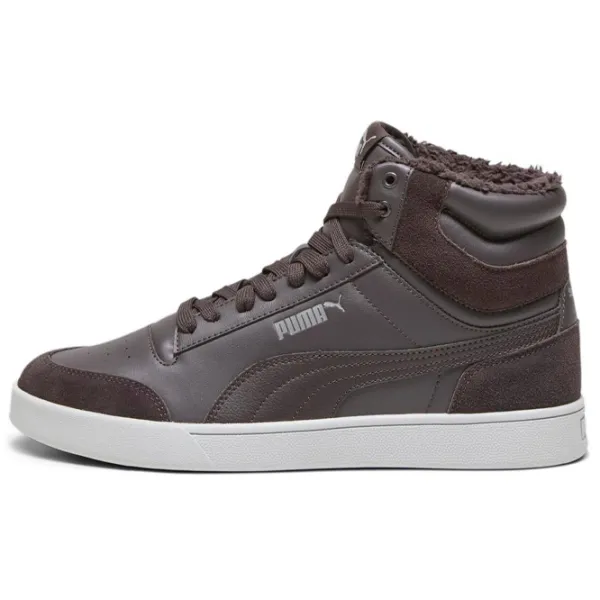 Botine pentru bărbați Puma Shuffle Mid Fur Flat 40.5/ Brown photo 2 Botine pentru bărbați Puma Shuffle Mid Fur Flat 40.5/ Brown photo 2