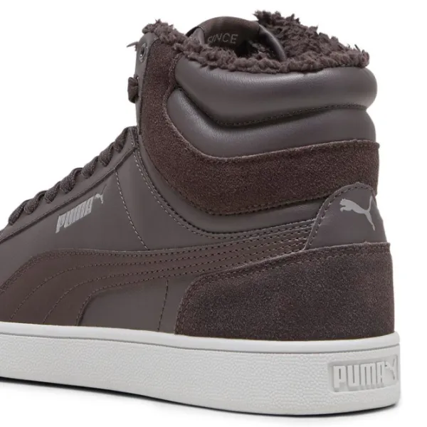 Botine pentru bărbați Puma Shuffle Mid Fur Flat 40.5/ Brown photo 5 Botine pentru bărbați Puma Shuffle Mid Fur Flat 40.5/ Brown photo 5