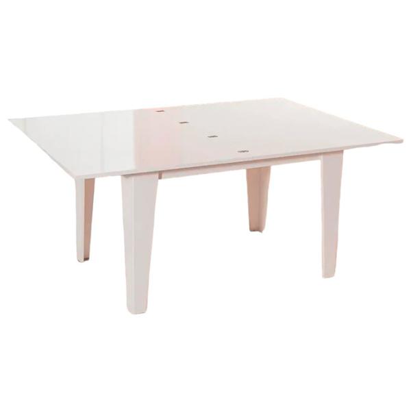Masă de bucătărie extensibilă Moda Life Bianco PAL/ White photo 1