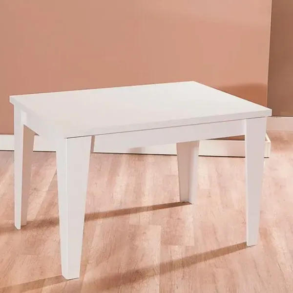 Masă de bucătărie extensibilă Moda Life Bianco PAL/ White photo 4