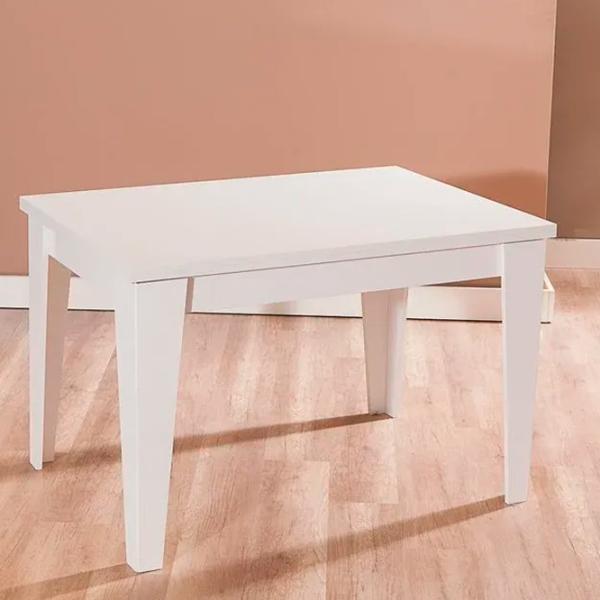 Masă de bucătărie extensibilă Moda Life Bianco PAL/ White photo 4