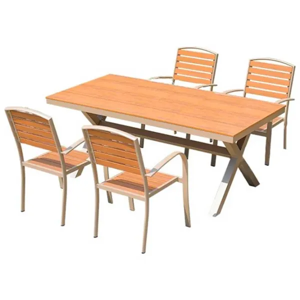 Set mobilă terasă Technoworker Family Aluminiu/ Plastic/ Aluminiu/ Beige photo 1