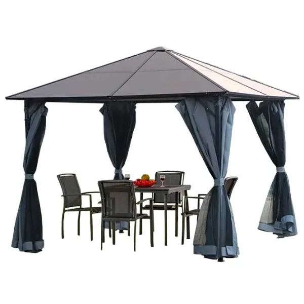 Set mobilă terasă Waltz Home Aluminiu/ Plastic/ Lemn/ Graphite photo 1