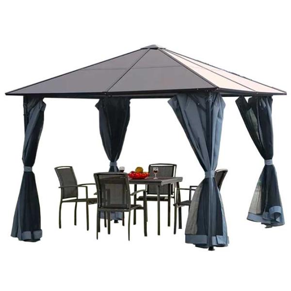 Set mobilă terasă Waltz Home Aluminiu/ Plastic/ Lemn/ Graphite photo 1