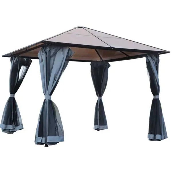 Set mobilă terasă Waltz Home Aluminiu/ Plastic/ Lemn/ Graphite photo 2