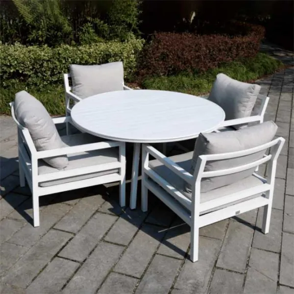 Set mobilă terasă Technoworker Friend Aluminiu/ Plastic/ Aluminiu/ Gray photo 3