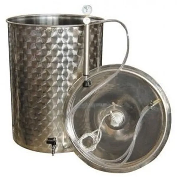 Butoi cu capac Vatavu Grup PN500LT 500 l Oțel inoxidabil/ Silver photo 1