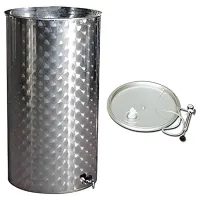 Butoi cu capac Vatavu Grup UL100LT 100 l Oțel inoxidabil/ Silver