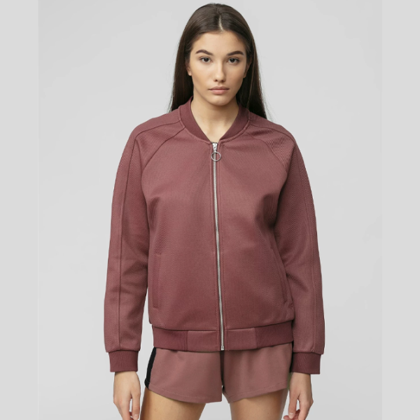 Jachetă sport pentru femei 4F h4l21-bld021 XS/ Burgundy photo 4 Jachetă sport pentru femei 4F h4l21-bld021 XS/ Burgundy photo 4