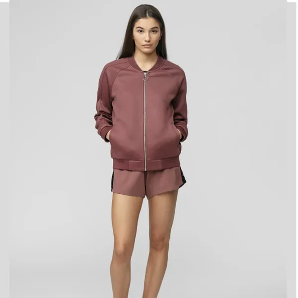 Jachetă sport pentru femei 4F h4l21-bld021 XS/ Burgundy photo 5 Jachetă sport pentru femei 4F h4l21-bld021 XS/ Burgundy photo 5