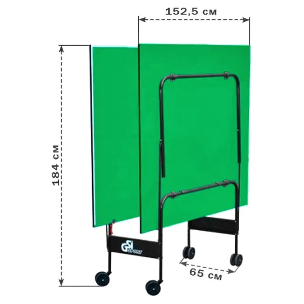Masă de tenis GSI Sport Athletic Strong Gp-3 Green photo 6