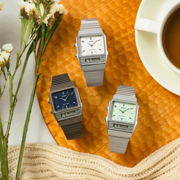 Ceas de mână Unisex Casio AQ-800EB-2AEF Cuarț/ 41 x 32 mm photo 2
