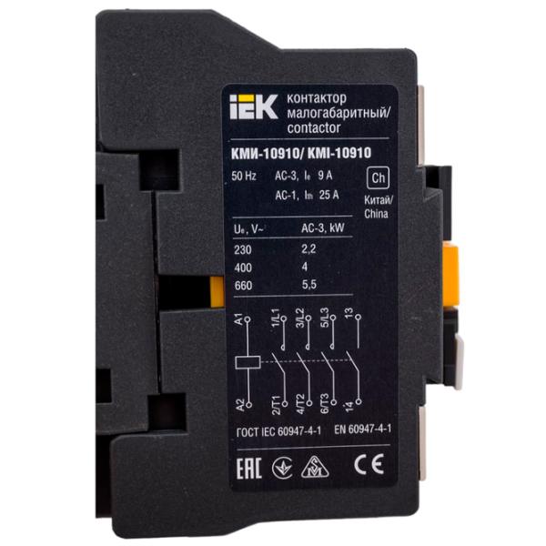 Contactor IEK KKM11-009-024-10 9 A/ 24 V photo 4