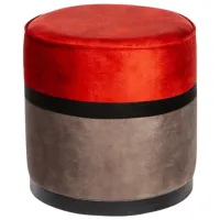 Пуф Moda Life Avrupa Красный/ Ткань