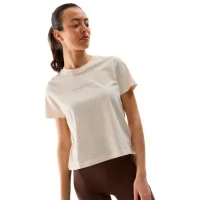 Tricou pentru femei 4F 4FWSS24TTSHF1354 100% bumbac/ Beige