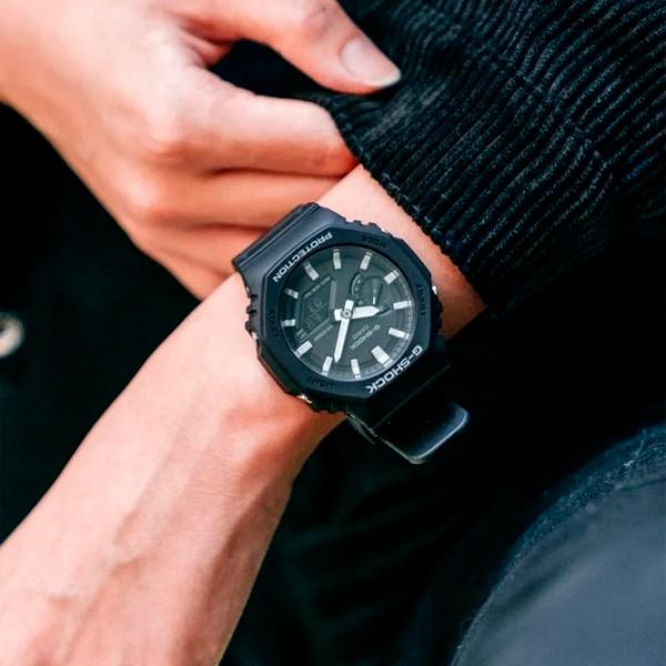 Наручные часы для мужчин Casio GA-2100-1AER Кварцевый/ 45 мм photo 4