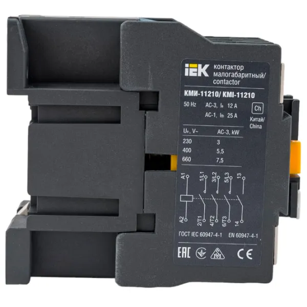 Contactor IEK KKM11-012-024-10 12 A photo 4