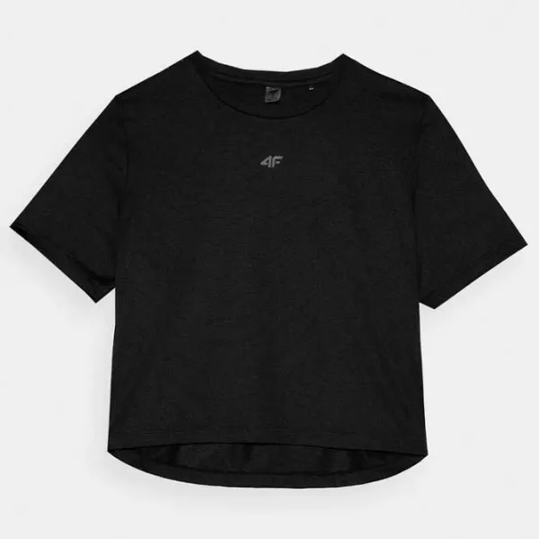 Tricou pentru femei 4F 4FWSS24TFTSF709 95% poliester/ Black photo 2