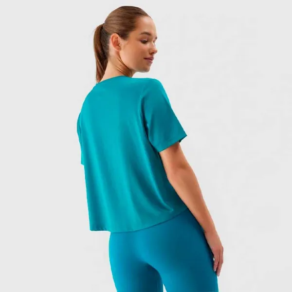 Tricou pentru femei 4F 4FWSS24TFTSF709 95% poliester/ Turquoise photo 2