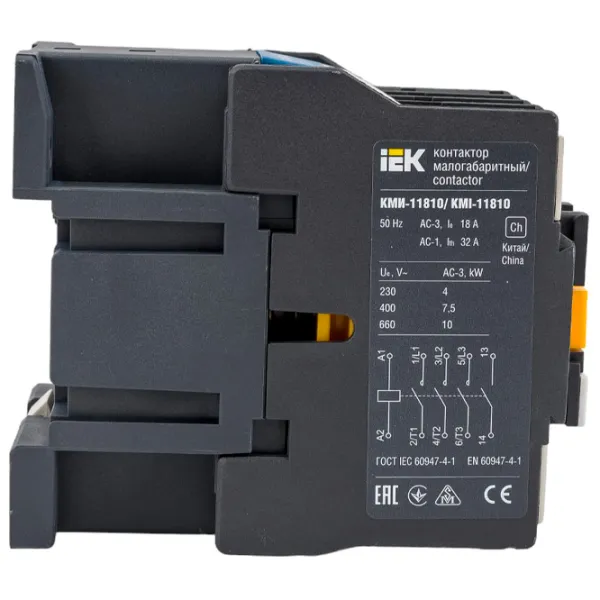 Contactor IEK KKM11-018-110-10 18 A photo 3
