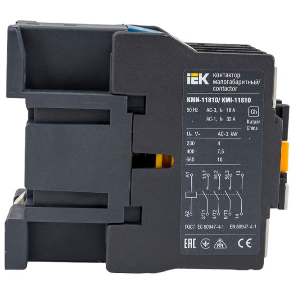 Contactor IEK KKM11-018-110-10 18 A photo 3