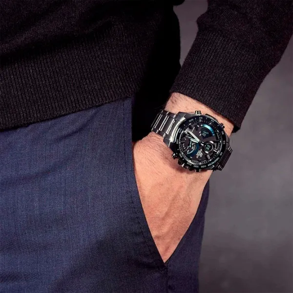 Наручные часы для мужчин Casio ECB-900DB-1BER Кварцевый/ 48 мм photo 5