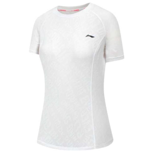 Tricou pentru femei Li-Ning ATST068-8B 100% bumbac/ White photo 1