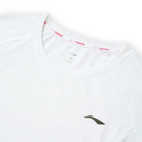 Tricou pentru femei Li-Ning ATST068-8B 100% bumbac/ White photo 3